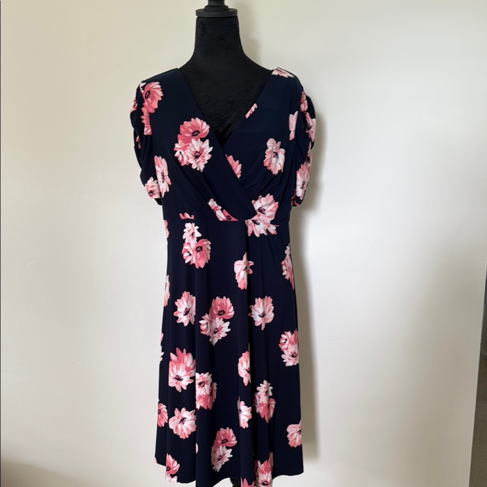 Floral Navy Dress